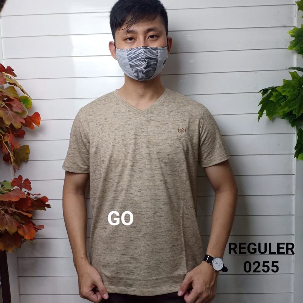 gof MAXMILLIAN KAOS B (Regular) Pakaian Pria Atasan Kaos Oblong Original Lengan Pendek