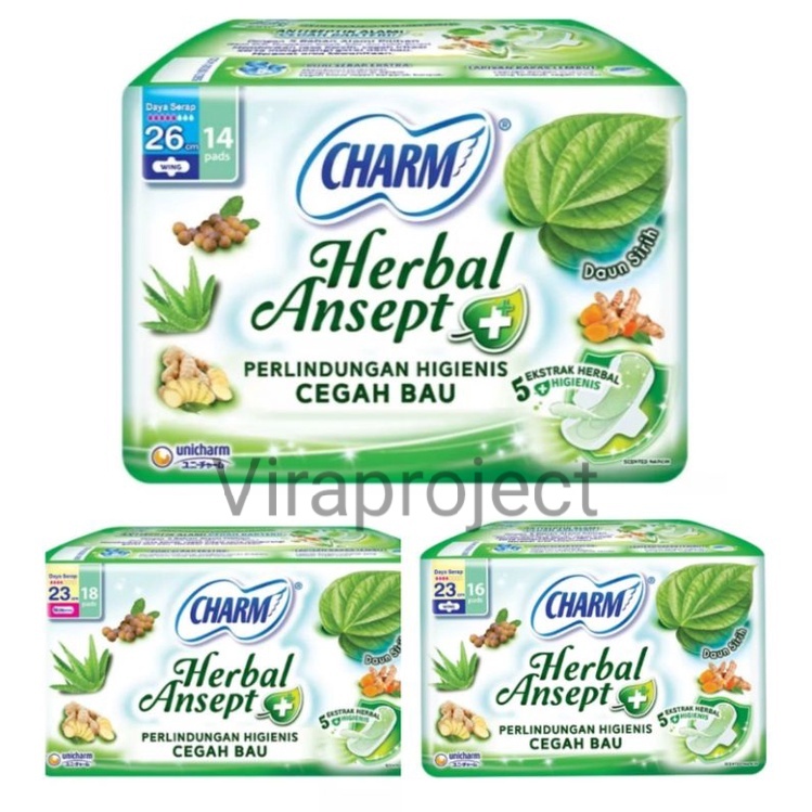 CHARM HERBAL PEMBALUT ANTISEPTIC