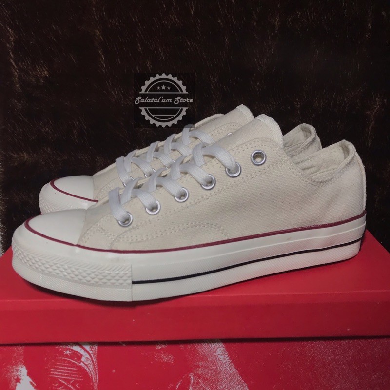 (BAYAR DITEMPAT) CONVERSE 70s LOW BROKEN WHITE PARCHMENT OFFWHITE EGRET