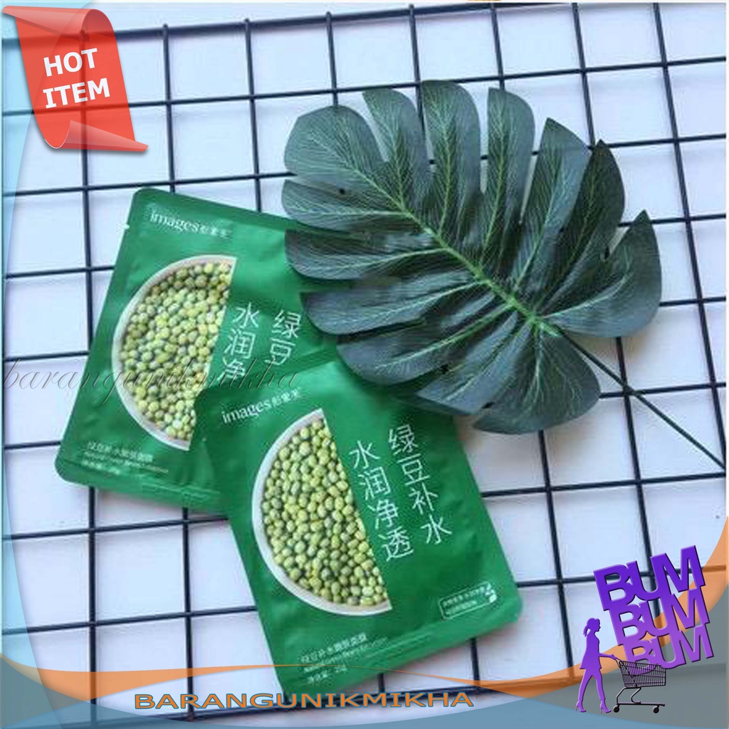 IMAGES KACANG HIJAU GREEN BEAN MASKER SACHET