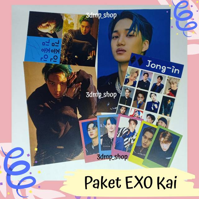 Paket Fankit Fangirl EXO Baekhyun Chanyeol Kai Suho D.O Kyungsoo Sehun Kpop