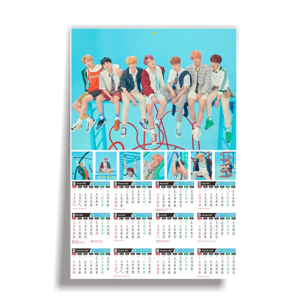 (READY STOCK) KALENDER 2023 - BTS ANSWER - KALENDER KPOP MURAH UNOFFICIAL