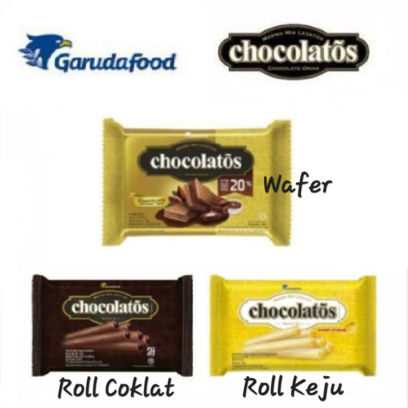 

Chocolatos 2000 - Chocolatos Wafer Coklat - Chocolatos Roll coklat Roll keju - Latos 2000