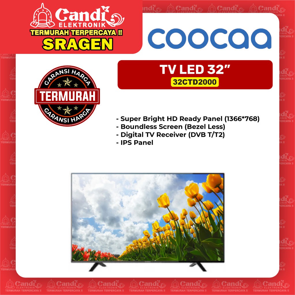 COOCAA Tv Led 32" Digital Tv - 32CTD2000