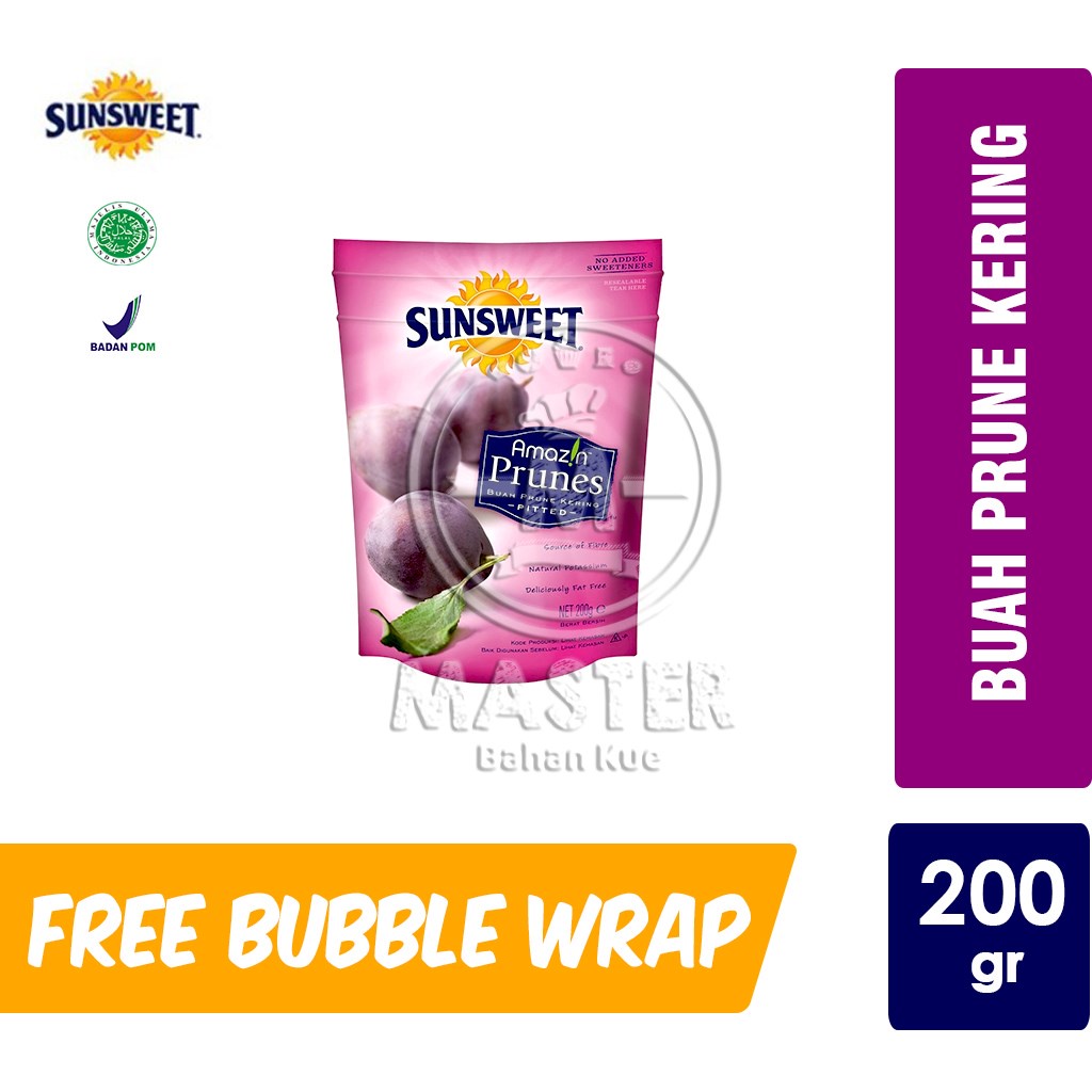 

Sunsweet Prunes Buah Prune Kering [Pouch Asli 200 gr]