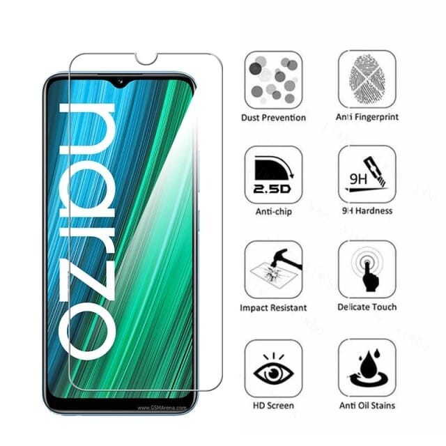 REALME C35 / NARZO 50A PRIME TEMPERED GLASS CLEAR 2IN1 LAYAR &amp; KAMERA