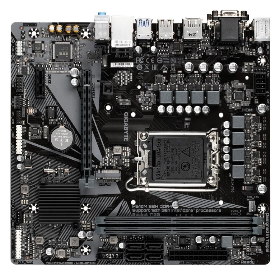 Motherboard Intel Gigabyte H610M S2H DDR4 LGA 1700