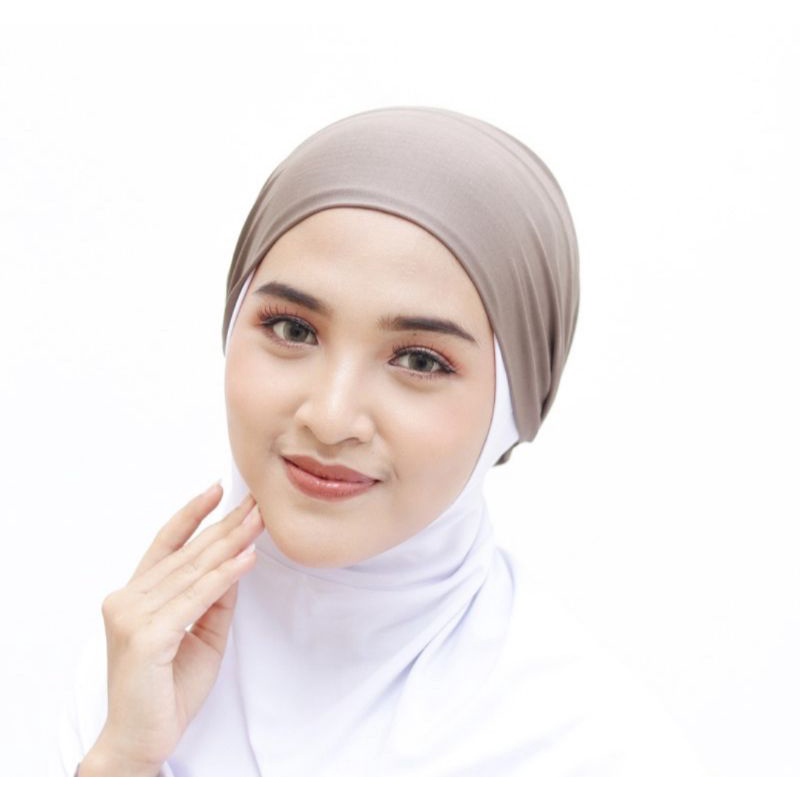 HASTARI CIPUT BANDANA KAOS BESIC PREMIUM / INNER BANDO ANTI RIBET &amp; INSTAN 2 IN 1