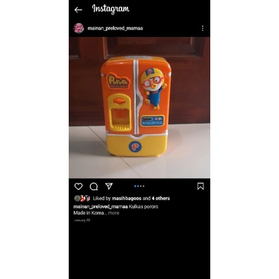 preloved mainan kulkas pororo