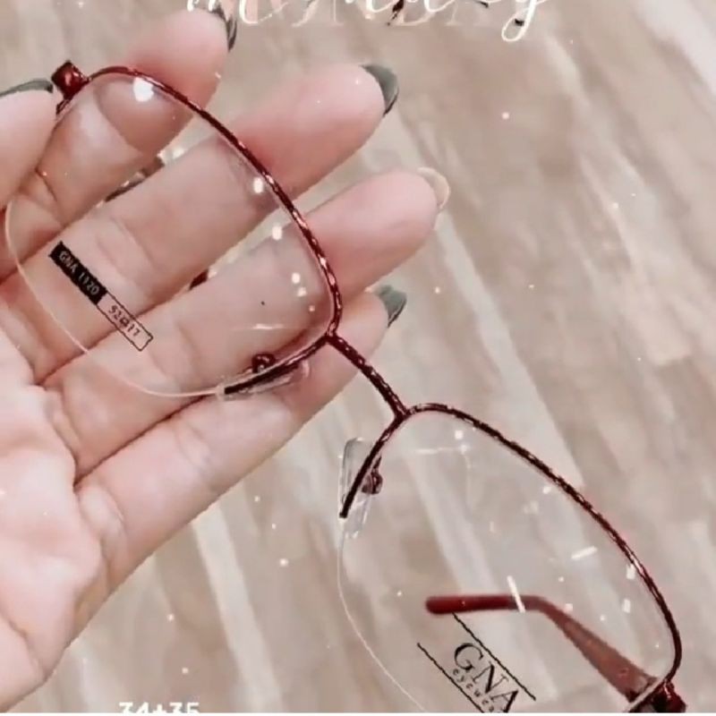KACAMATA WANITA 1120 PREMIUM MODEL CANTIK BERPITA DI GAGANG BISA MINUS ANTINRADIASI
