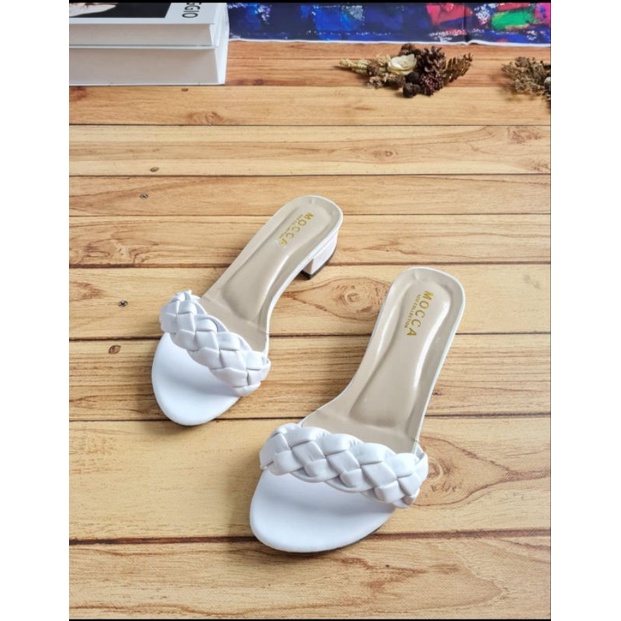 ABBUSHOES RI 01 hak tahu kepang wanita 3cm