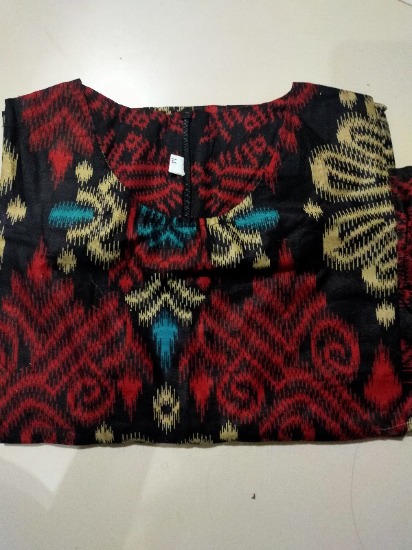 Tunik Batik Wanita M Sampai Jumbo
