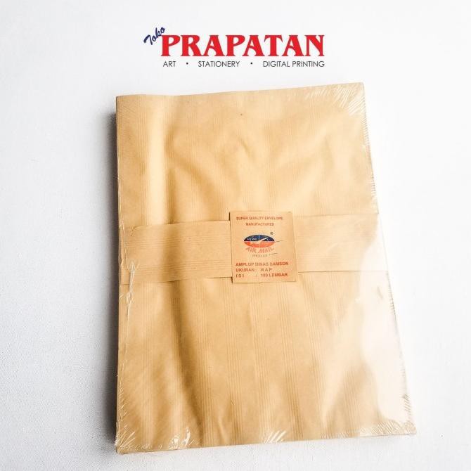

AMPLOP POLOS COKLAT MAP AIR MAIL / AMPLOP DINAS SAMSON ECERAN