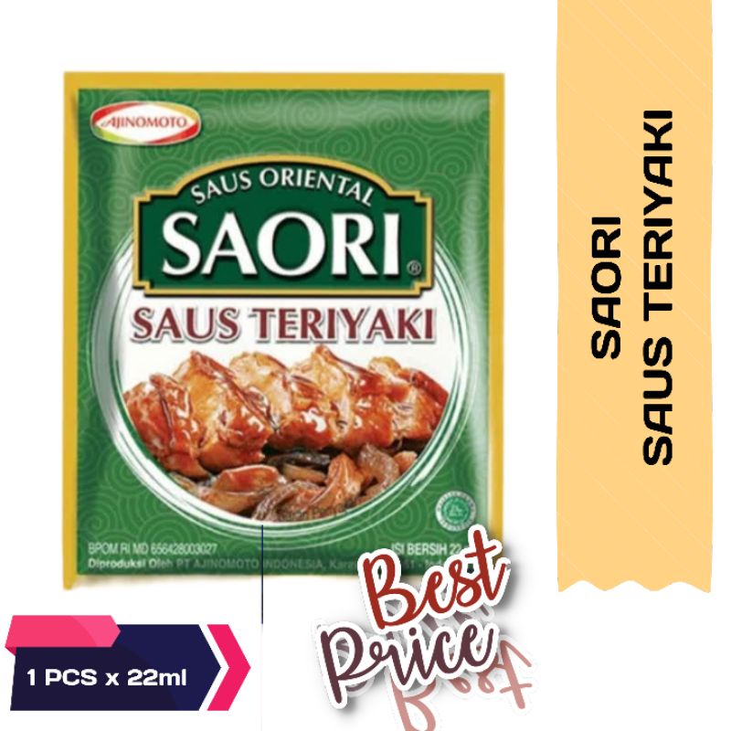 

Saori saus teriyaki 22ml 1sachet