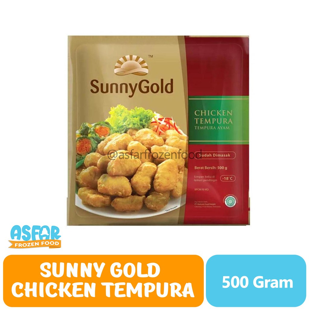 

Sunny Gold Chicken Tempura 500 gr