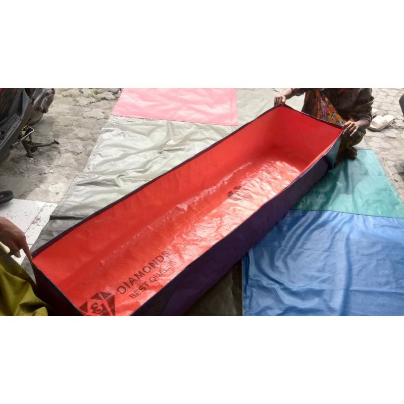 TERPAL KOLAM IKAN A3 150CMX50CMX25CM TINGGI