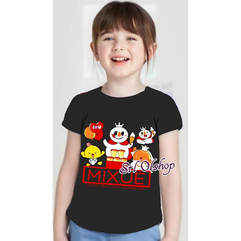 Kaos atasan anak perempuan murah | untuk umur 1-10 tahun