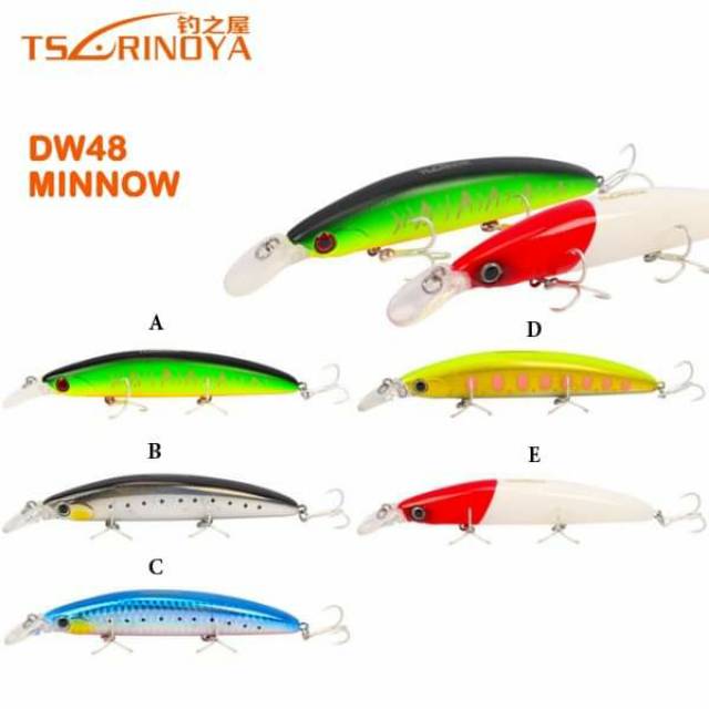 ( COD ) Umpan Pancing Minnow Tsurinoya DW 48 Floating