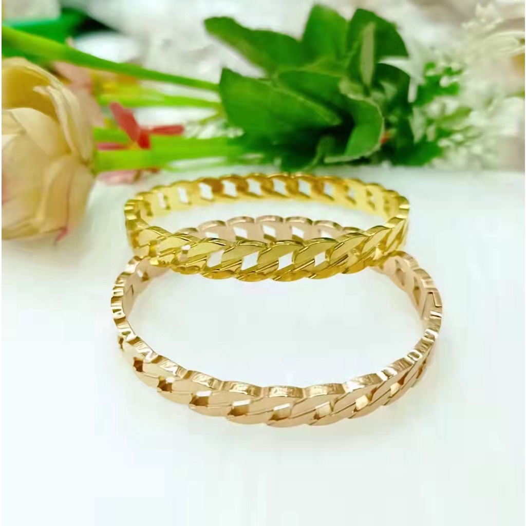 Set Titanium Gelang/Cincin Perhiasan Fashion