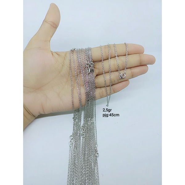 kalung nori ukir/ kalung perak asli silver925 lapis emas/ kalung fashion pria dan wanita impor