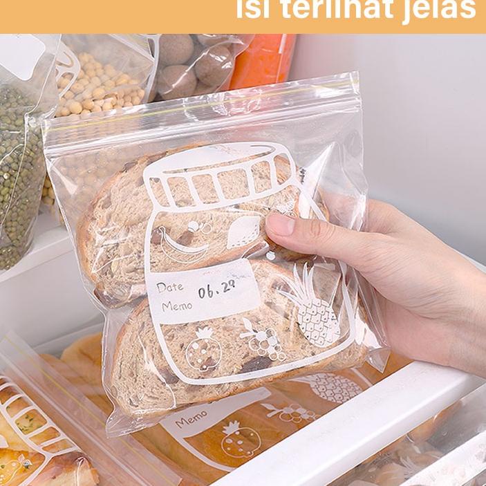 ⭐Grosir LetYeah Kantong Plastik Ziplock Reusable Kulkas Penyimpan Makanan Sayuran Fresh Bag