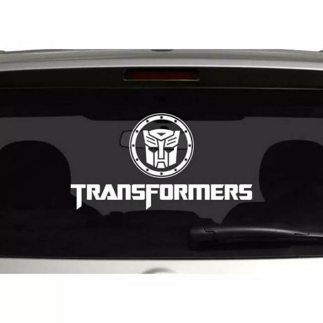 Sticker cutting mobil sticker kaca/body mobil transformers