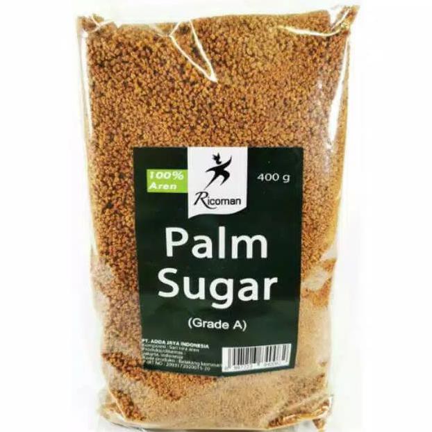 

BAHAN KUE PALM SUGAR 400GR RICOMAN / GULA AREN 400GR PERISA MAKANAN & MINUMAN