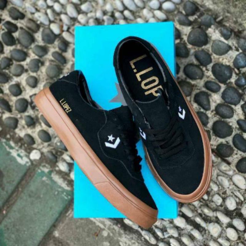 SEPATU CONVERSE LOUIE LOPEZ PRO HITAM GUM