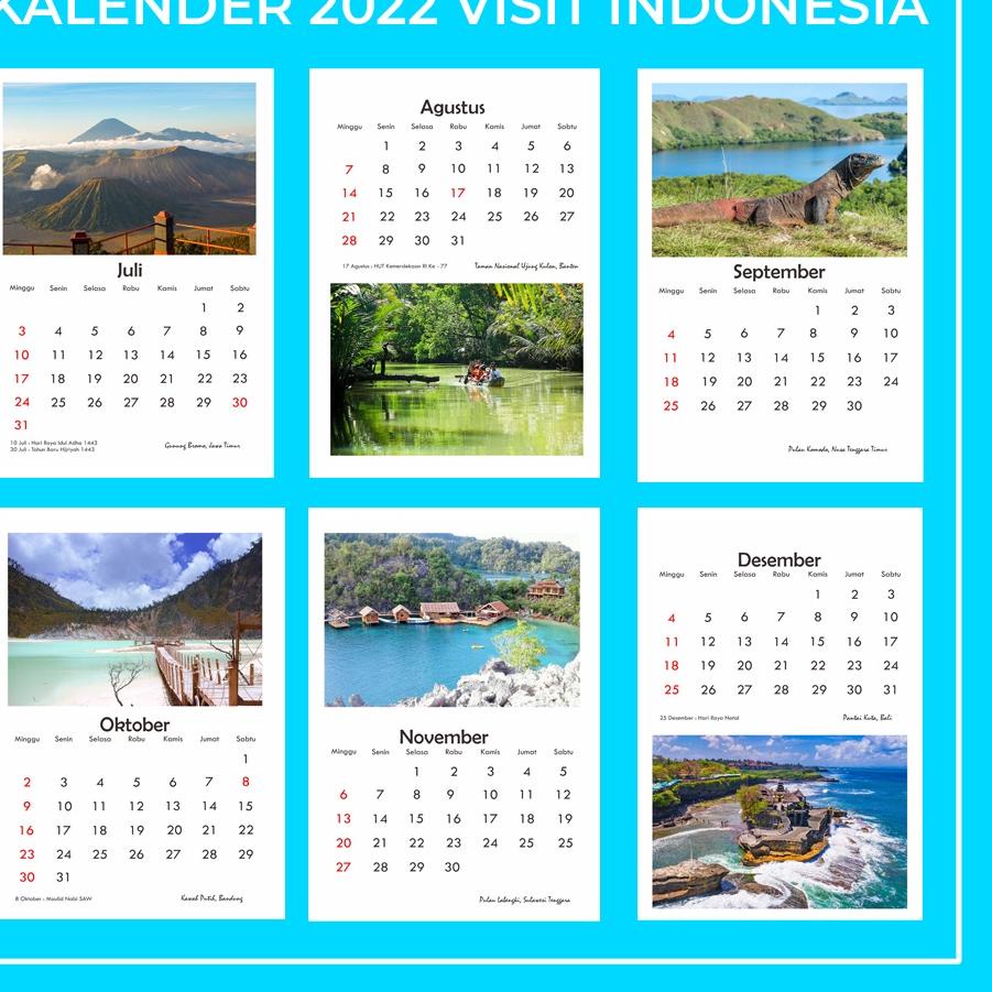 

{N-EFO {☼ KALENDER MEJA 2023 VISIT INDONESIA (BISA CUSTOM FOTO) {★★★★★