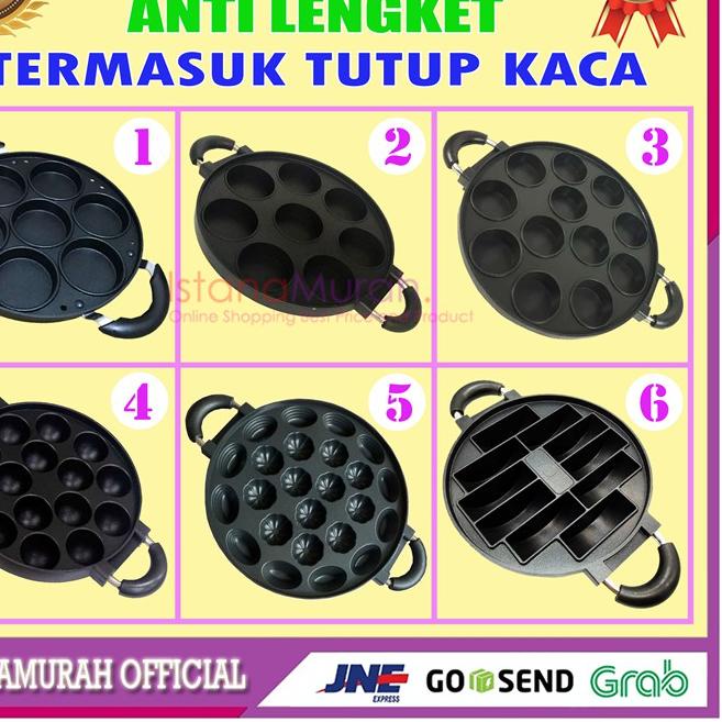 ❆ MULTI CETAKAN KUE HAPPY CALL Teflon / Martabak mini CUBIT Donat PUKIS ✧