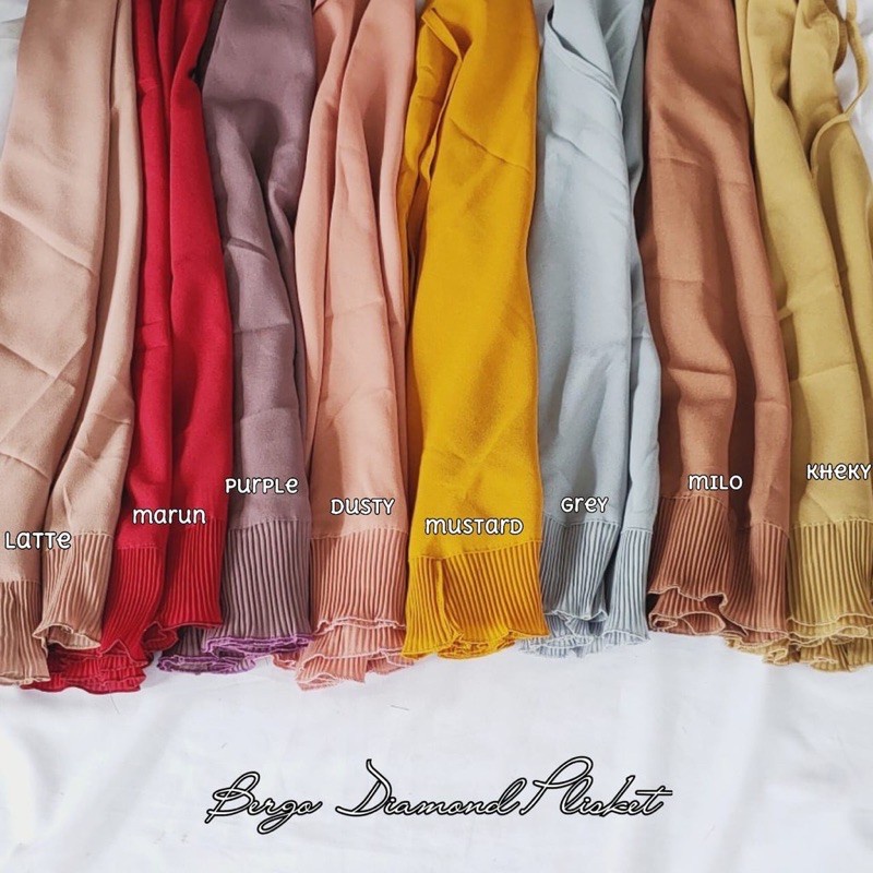 (PROMO) BERGO REMPEL PLISKET / BERGO MARYAM PLISKET NON PET DIAMOND PREMIUM