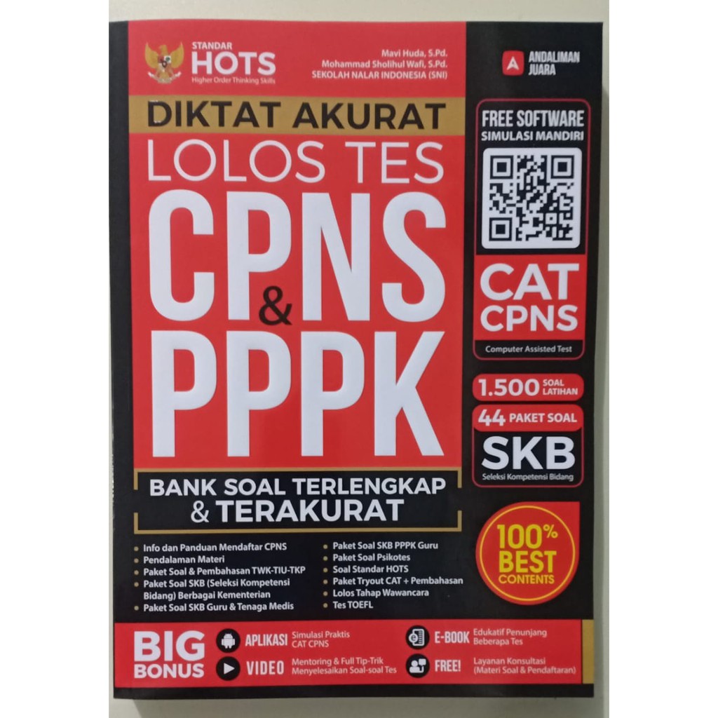 DIKTAT AKURAT LOLOS TES CPNS & PPPK BANK SOAL TERLENGKAP & TERAKURAT // MAVI HUDA, M SHOLIHUL WAFI