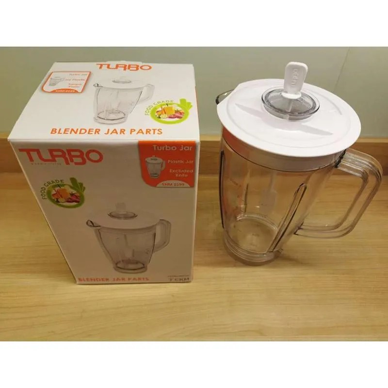 BLENDER JAR PLASTIK SHM-0199 TURBO / WADAH BLENDER TURBO