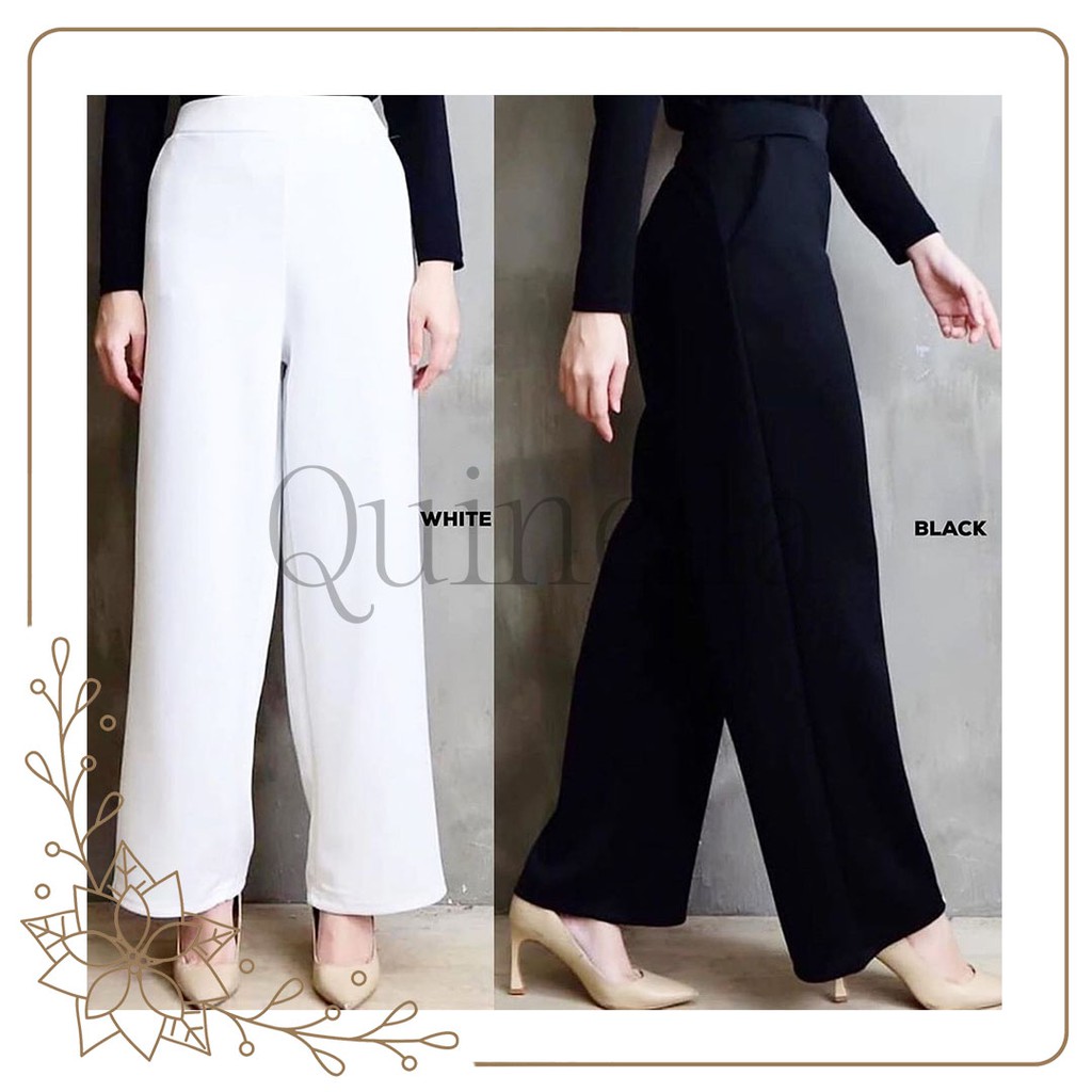 QUINELLA AMALIA CELANA  PANTS BAWAHAN WANITA FASHION 