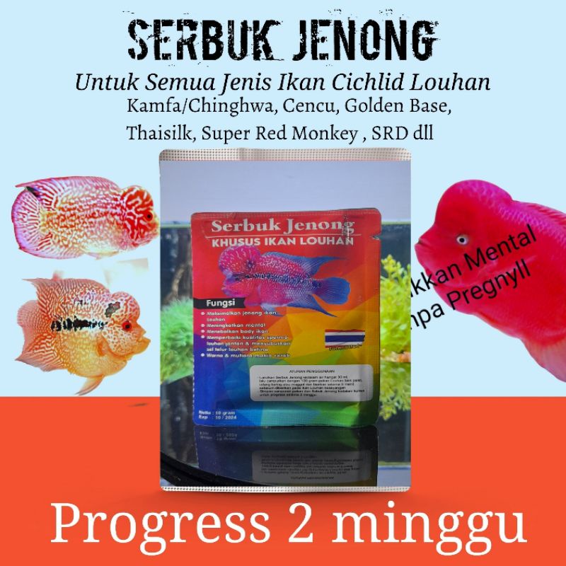 Serbuk Jenong untuk Menaikkan Jenong ikan Louhan Original