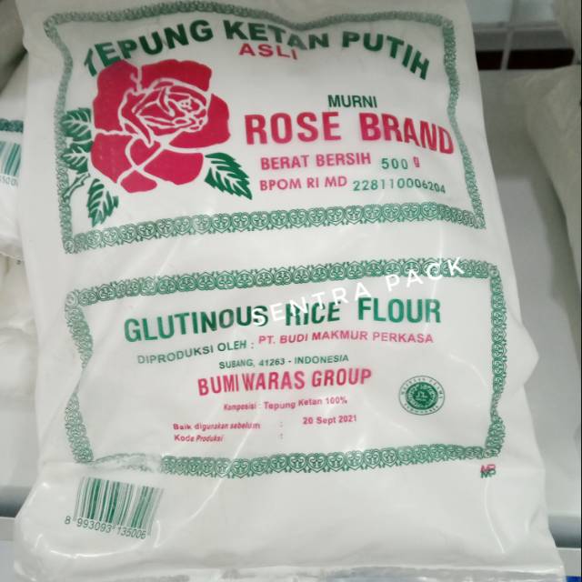 

Tepung ketan putih Rose Brand