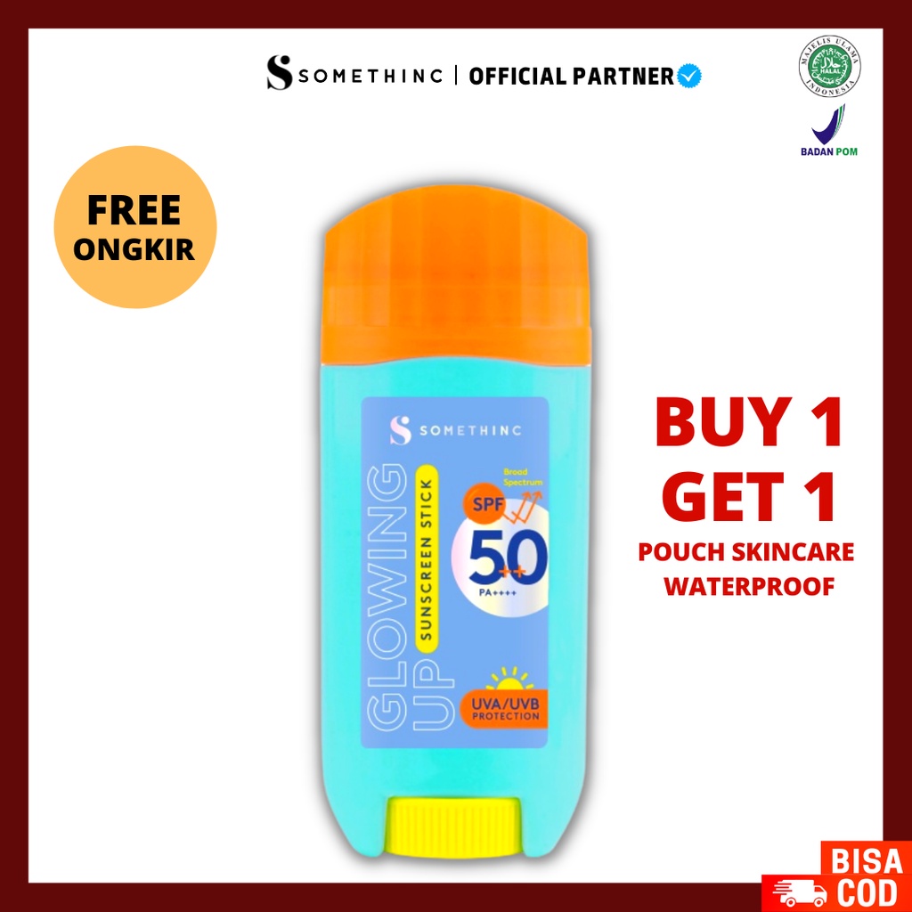 [ FREE GIFT  ] SOMETHINC Glowing Up Sunscreen Stick SPF 50+ PA ++++