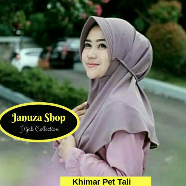 Daily Khimar Jilbab Hijab Kerudung Instan Bergo Jumbo Syari Instan Pet Antem Simple Penguin wolfis