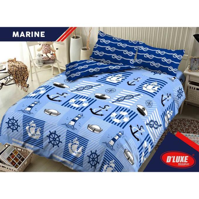 Promo Bedcover Set Kintakun Marine No.1 King 180 Bcs Garis Kemudi Kapa Outlet.Chukyy
