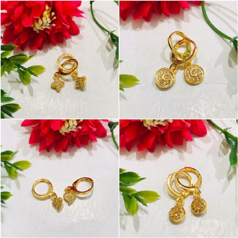 Fourfashion Anting Wanita Bermacam Motif YT030