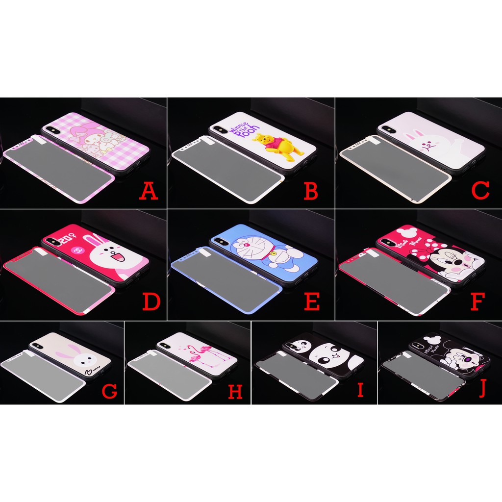 Case Motif Bonus Anti Gores Iphone 7GPlus 9GPlus/XSMax XS/X