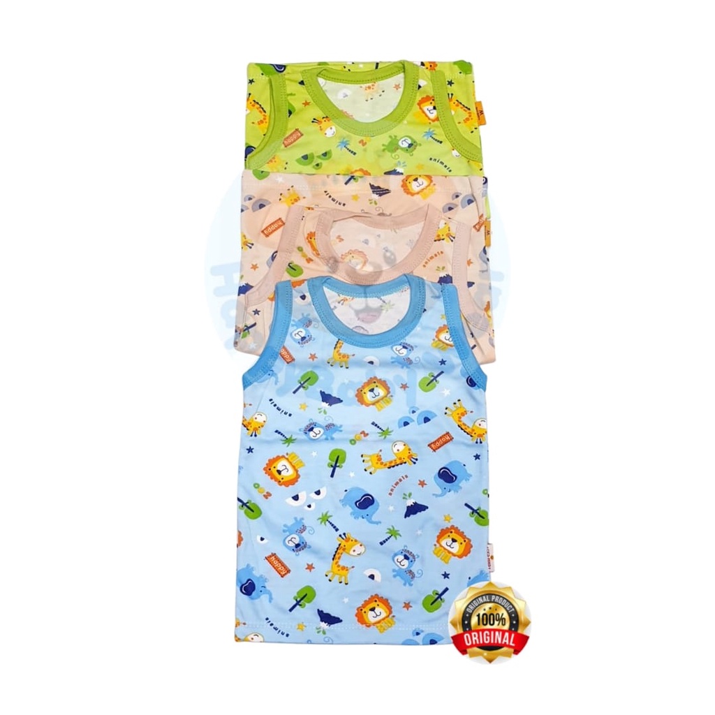 SINGLET BAYI MOTIF HALUS Isi 1 PCS