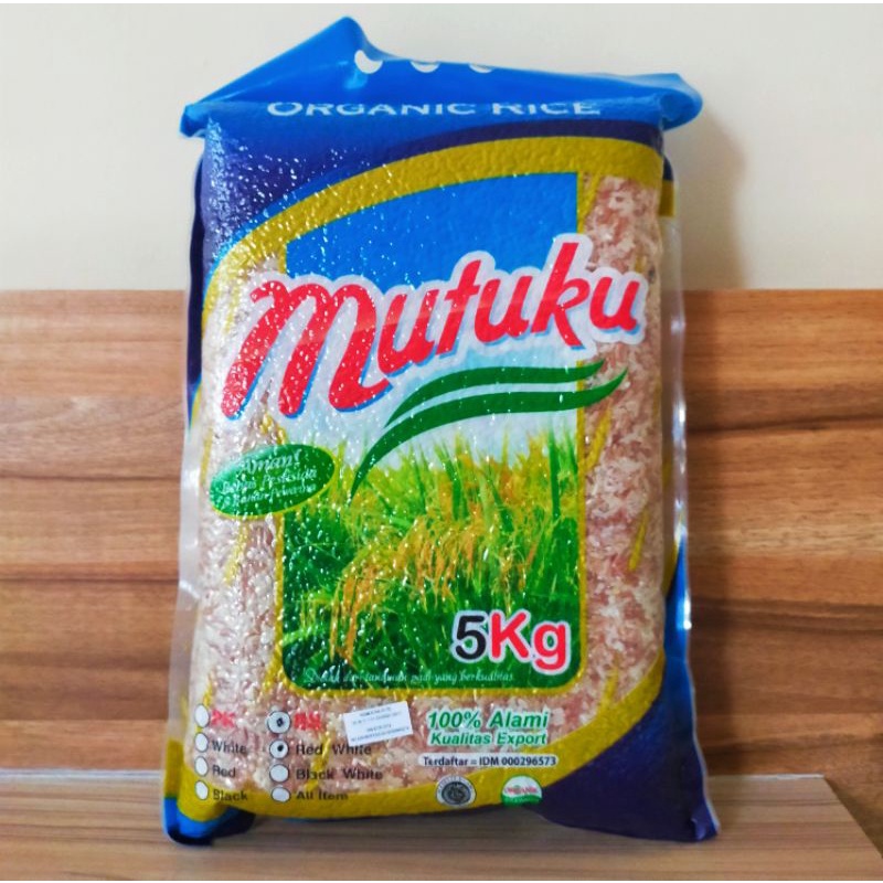 

Beras campur merah putih Mutuku 5kg