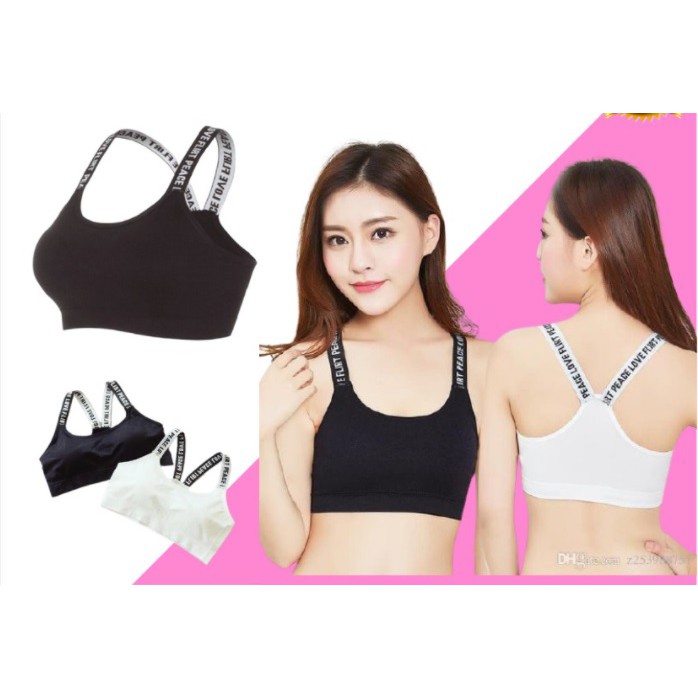 BH Sport Bra Push Up Gym Fitness Senam Zumba Joging Yoga Pakaian Dalam Olahraga BH04