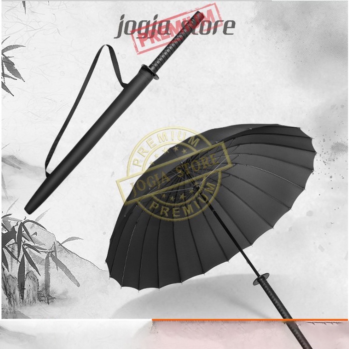 Payung Model Samurai Katana Payung Jepang Unik Payung Jumbo Golf-UV