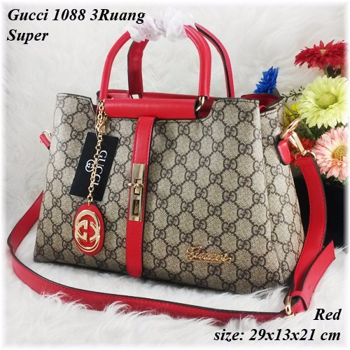 TAS IMPORT TAS PUNGGUNG TAS KULIAH Gucci 1088 3Ruang