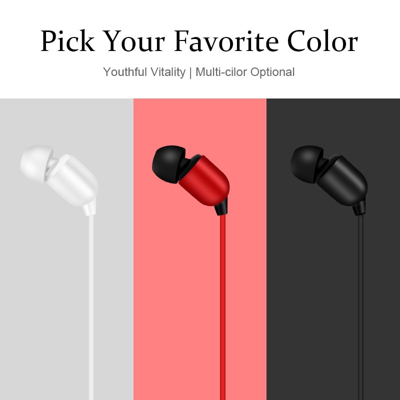 Kabel Earphone Kabel 3.5mm Earphone In-Ear Earphone HiFi Stereo Universal Dengan Mic