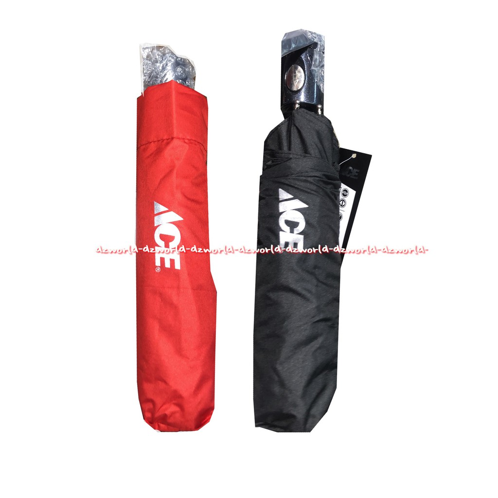 Ace Umbrella Red Black Ace Hardware Payung Lipat Ace Warna Hitam Merah Umbrellas Umbrela Travelling