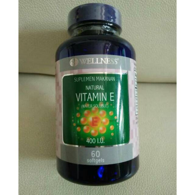 Wellness Natural Vitamin E 400 Iu 60 Softgel Wellness Natural Vitamin E 400 Iu 60 Softgel