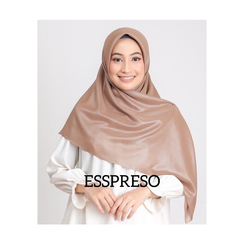 LUXURY PLAIN LC BY UAMAMA SCARF TEPI LACER CUT HIJAB/KERUDUNG GLOWING PESTA MEWAH SEGI EMPATi-ESSPRESO